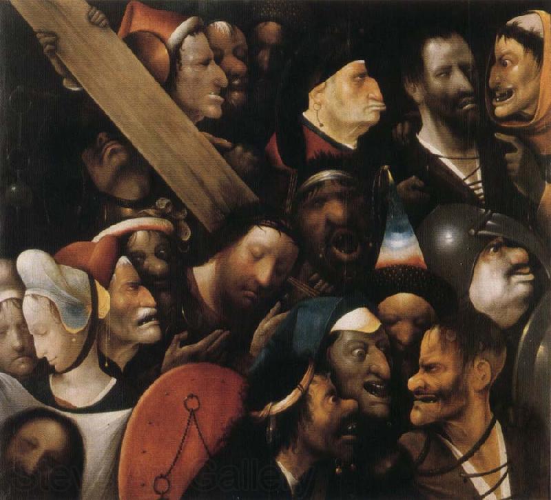 BOSCH, Hieronymus Christ Carrying the Cross Spain oil painting art